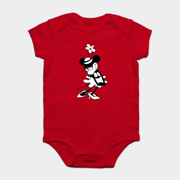Steamboat Willie. Valentine Couple - 2 Baby Bodysuit by Megadorim